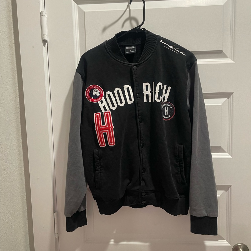 HOOD RICH Men’s Pacific Varsity Jacket Size M - Picture 2 of 7